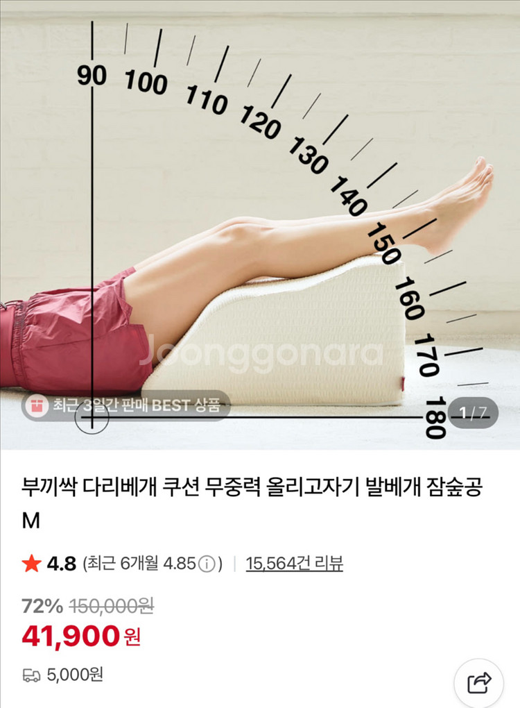 잠숲공 발베개--2