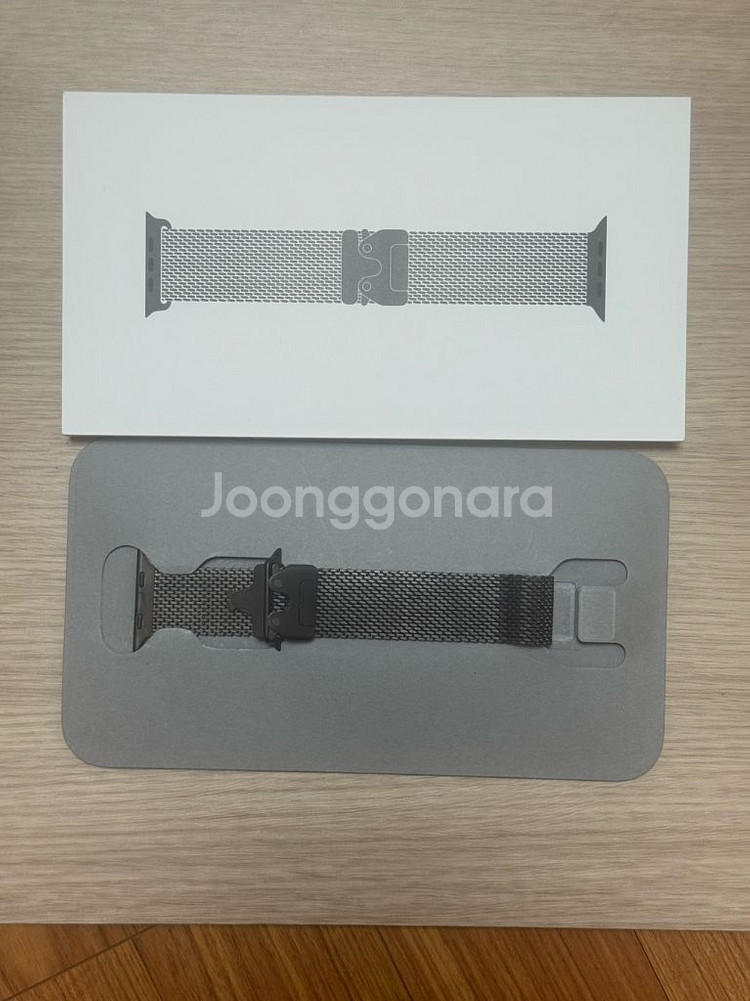 애플워치 울트라 티타늄 블랙 밀레니즈루프 L 풀박--0