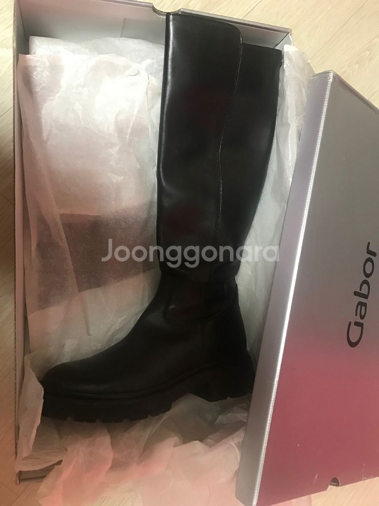 가버 컴포트가죽쿠션 롱부츠250--0