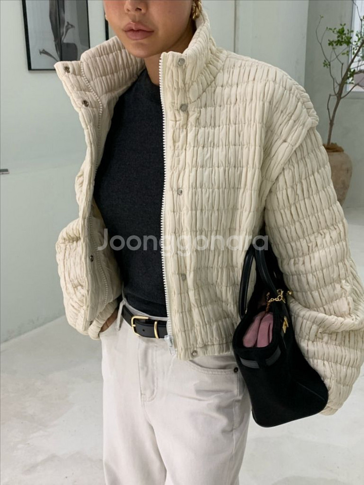 <새상품> 주름 패딩 2color--0