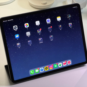 아이패드 프로 12.9 5세대 스페이스 그레이 128GB Wifi + 정품 스마트 폴리오 블랙