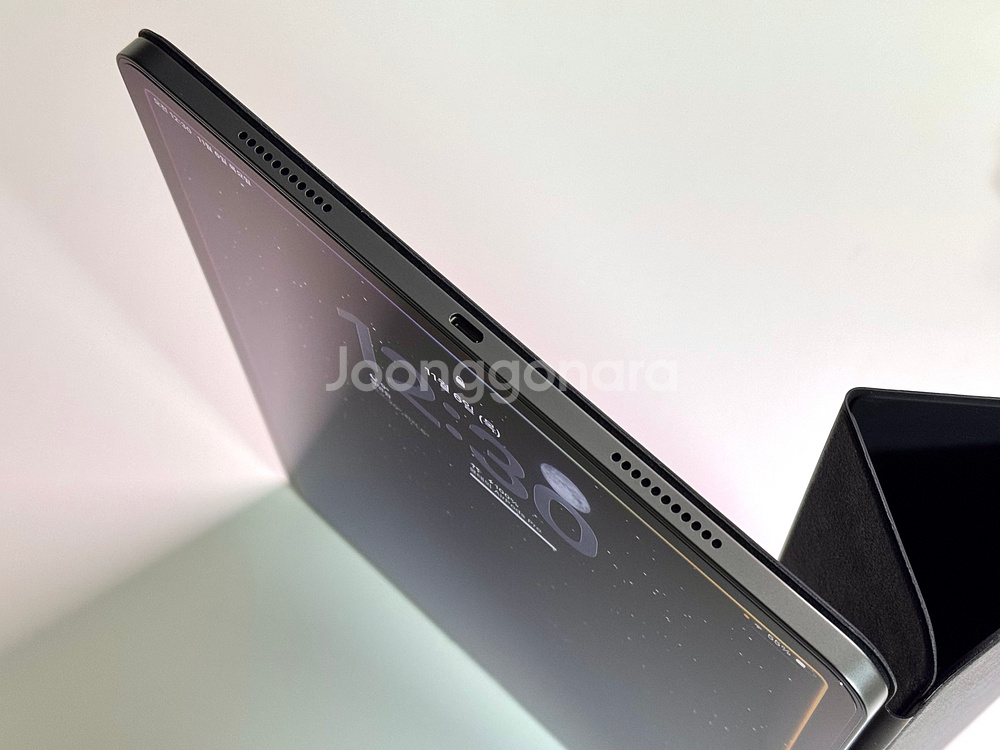 아이패드 프로 12.9 5세대 스페이스 그레이 128GB Wifi + 정품 스마트 폴리오 블랙--6