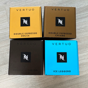 네스프레소 버츄오 4줄 40개 커피 캡슐 더블에스프레소 키아로 스쿠로 돌체
