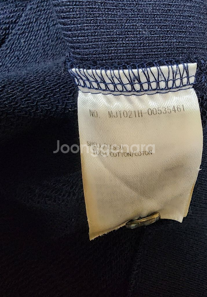 (4사이즈) 톰브라운 사선완장 맨투맨 네이비--4