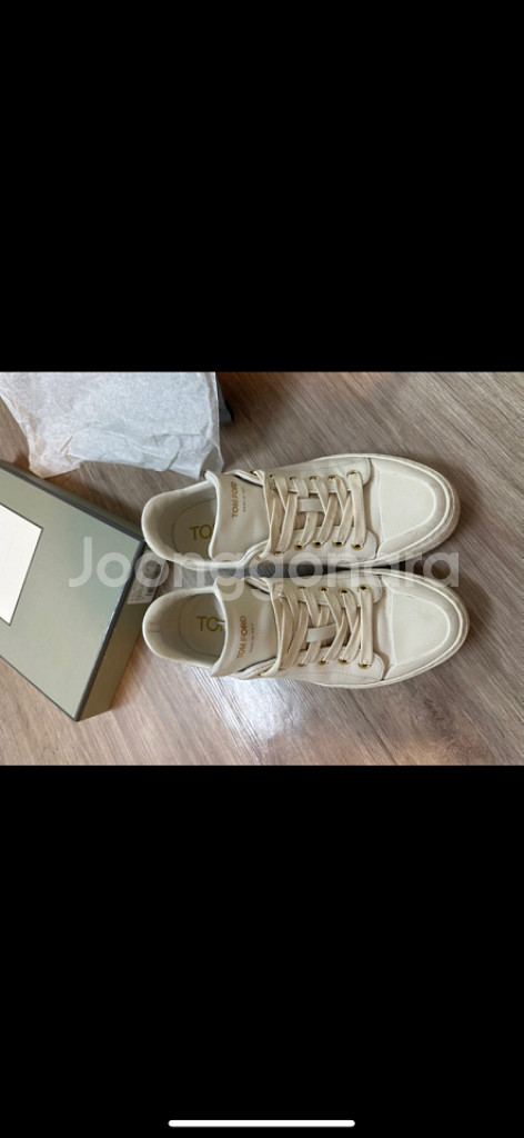 톰포드 여성 화이트 스니커즈 35 225 230--5