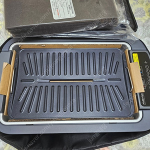 안방그릴 파워 시즌5 연기 냄새잡는 전기그릴+가방+필터