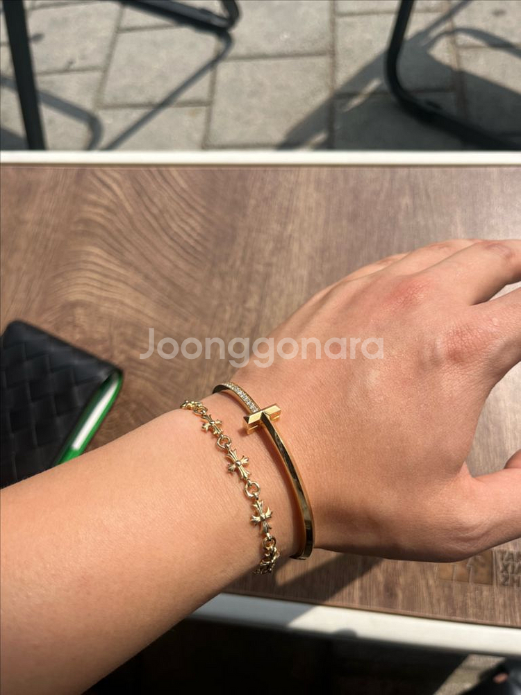 18k 크롬 타이니 팔찌--0