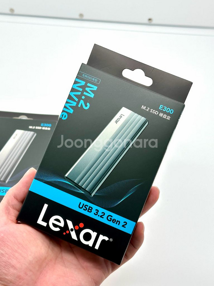 미개봉 새상품 Lexar 렉사 정품 M.2 외장 SSD 케이스 급속 10Gbps NVMe C 타입 하드 드라이브--0