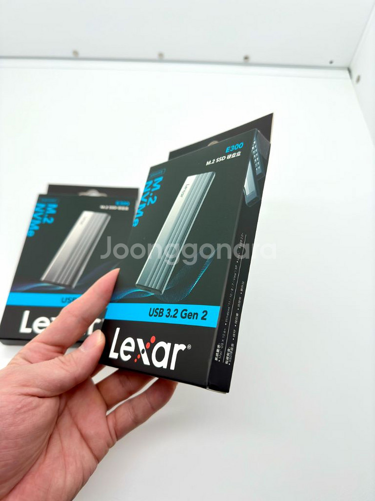 미개봉 새상품 Lexar 렉사 정품 M.2 외장 SSD 케이스 급속 10Gbps NVMe C 타입 하드 드라이브--1