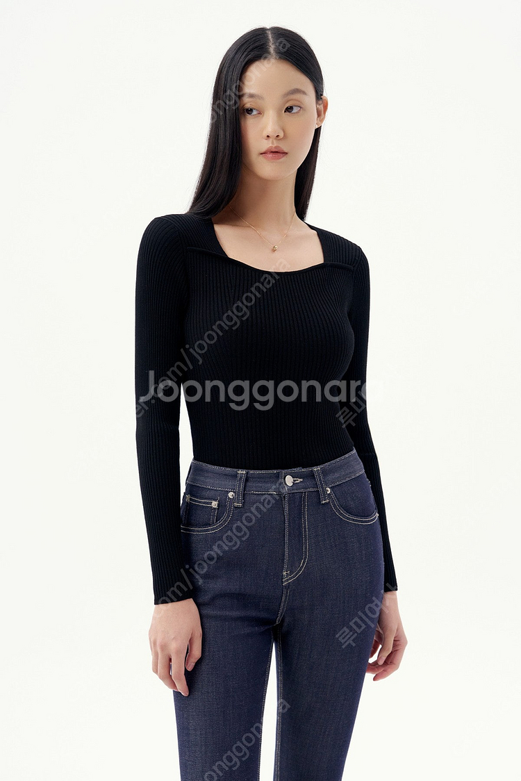 메비 메르시비앙 소피 니트 블랙 정상품 (택있는 새상품)--2