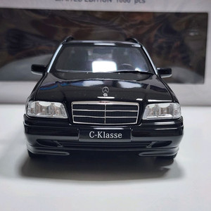 1:18 노레브 벤츠 W202 C200 블랙 왜건 한정판 다이캐스트
