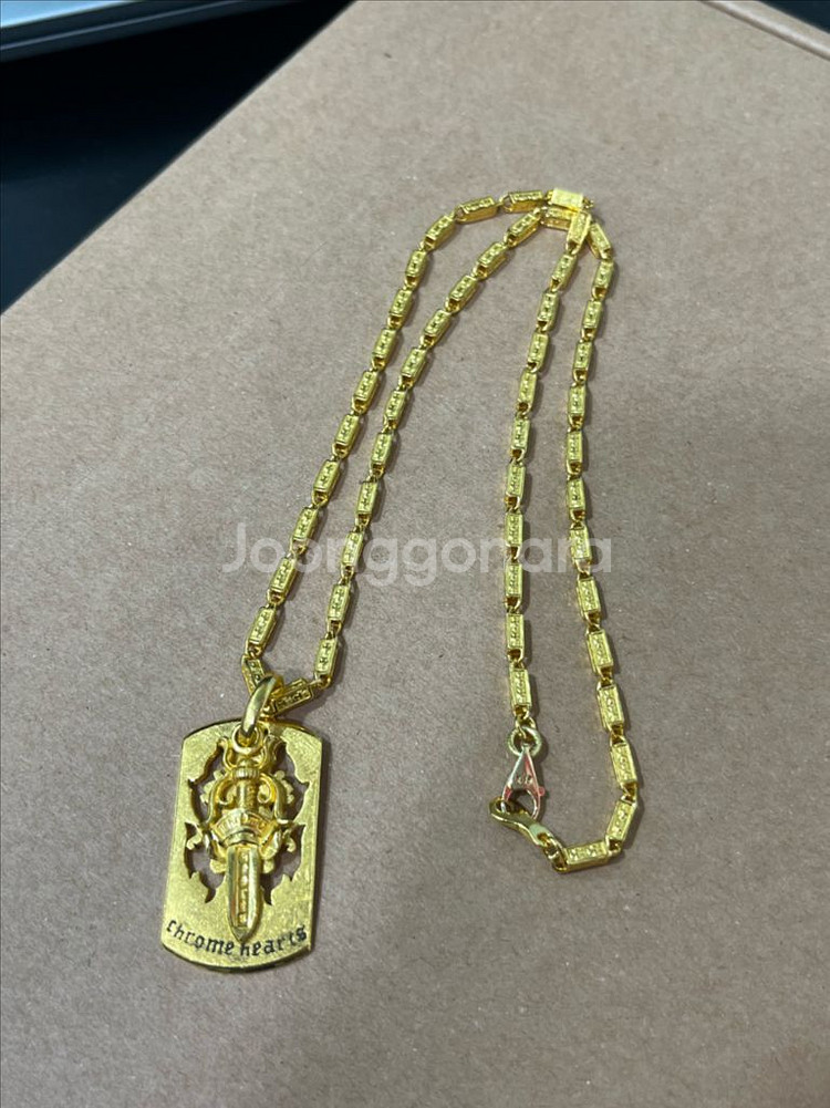 24k 순금 크롬하츠 목걸이--0