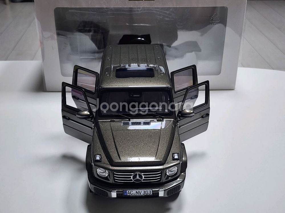1:18 노레브 벤츠 G바겐 G500 SUV 그레이 다이캐스트--5