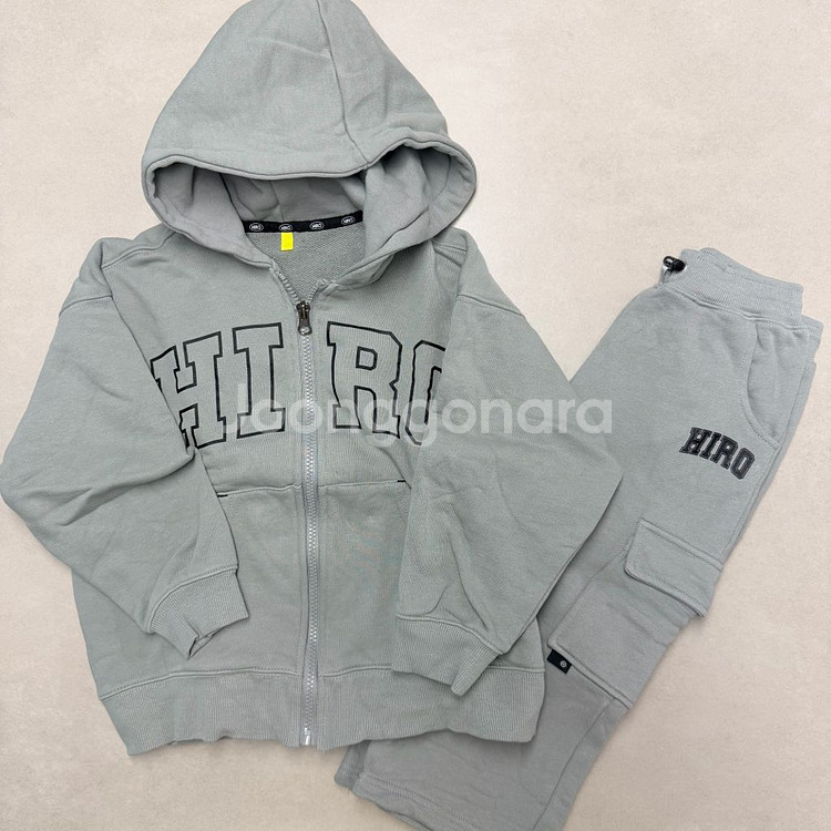 히로 아동 후드집업 세트 120/110--1