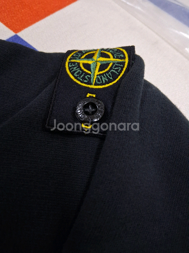 스톤아일랜드 키즈 12Y 후드티 블랙 새상품--1