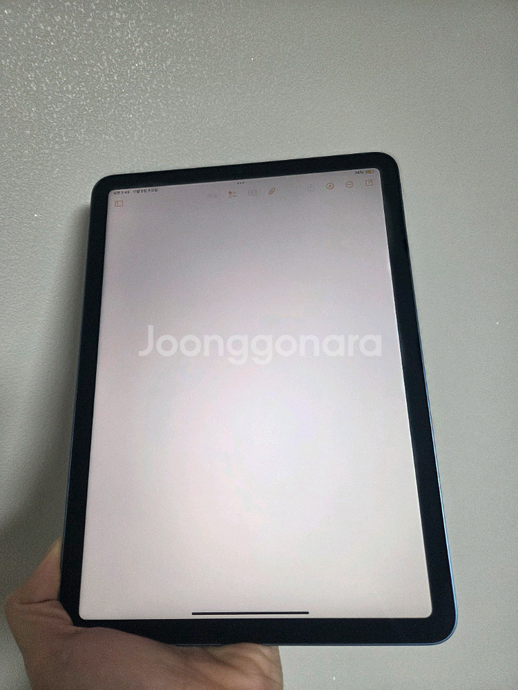 [S급] 아이패드 에어5 블루 (배터리효율91%)--2