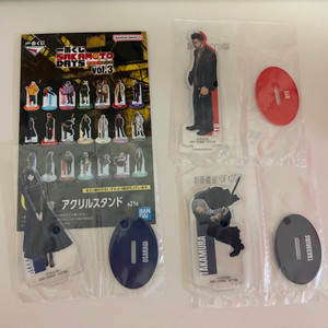 사카모토 제일복권 쿠지 vol.3 G상 아크릴 스탠드 오사라기외 2종