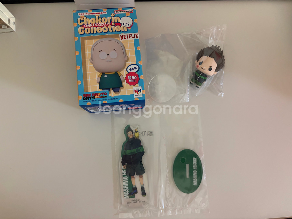 사카모토 헤이스케 쵸코린 피규어 및 제일복권 아크릴 스탠드--0