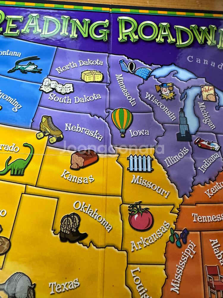 러닝리소스 Reading Roadway USA 보드게임--4