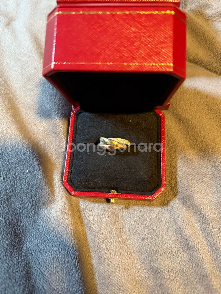 18k 천연다이아 반지--0