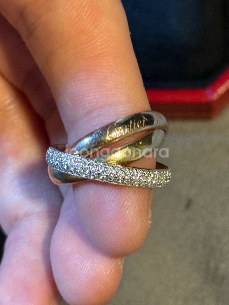 18k 천연다이아 반지--1