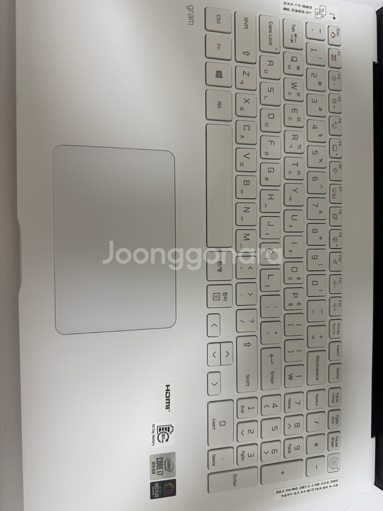 LG 그램 17인치 노트북 i7-10세대--2