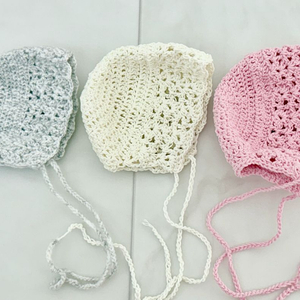 신생아 보넷 뜨개모자 3set 이미지