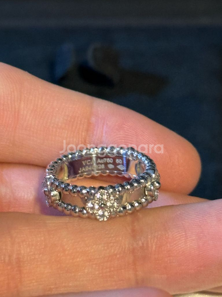 18k 모이사나이트 반지--1