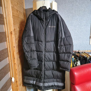 디스커버리 다운 롱패딩 110 블랙