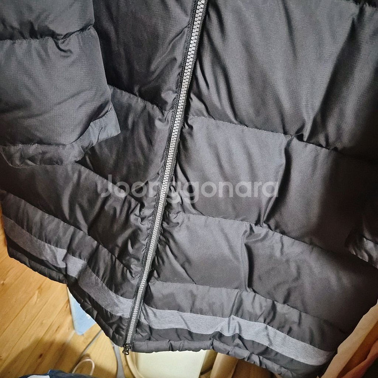 디스커버리 다운 롱패딩 110 블랙--2