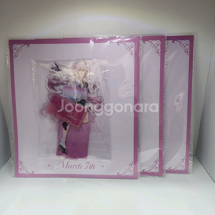 [미개봉] 호요랜드 2025 스타레일 에버나이트 Mar.7th 아크릴 스탠드--0