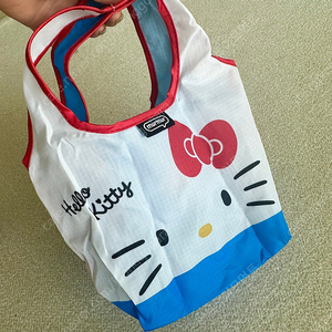 키티 블루 에코백 장바구니 손가방 <새상품> / 11am 페퍼윤윤 올라이츠 고걸 한스스타일 라두나 마이림