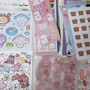 700장 처분 랜봉 랜박 다꾸 떡메 스티커 랩핑지