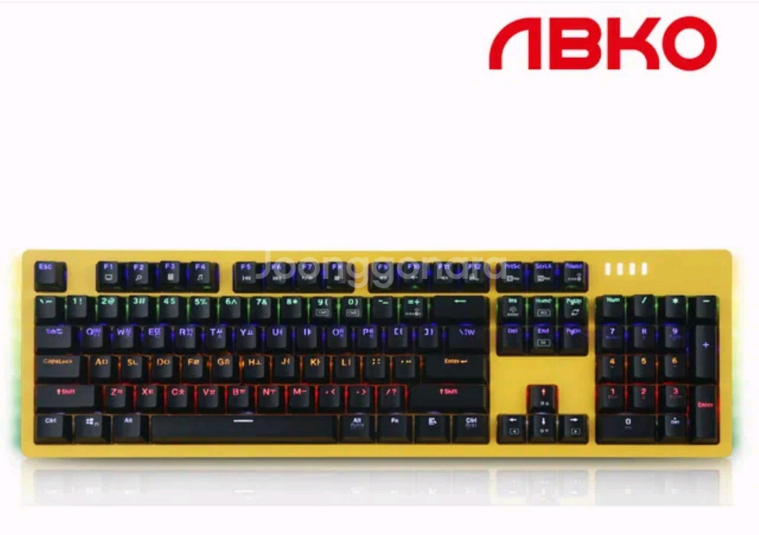 ABKO K516 게이밍 기계식 청축 키보드--1