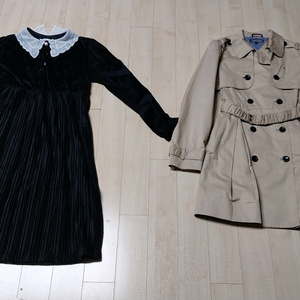 여아150호 타미힐피거 트렌치 원피스