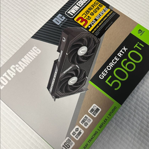 ZOTAC GEFORCE RTX 5060Ti 그래픽카드 판매