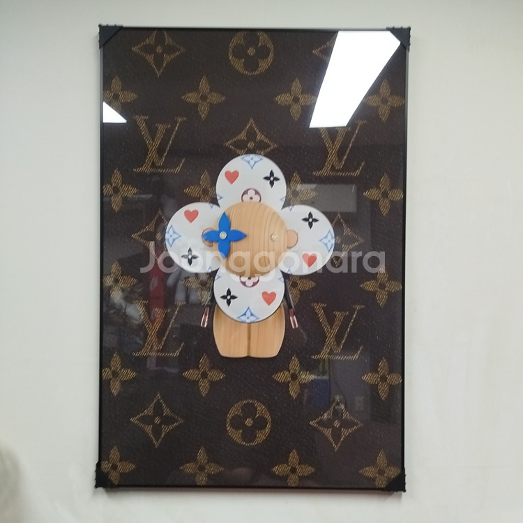 루이비통 대형 그림 액자 팝아트 인테리어소품 인테리어액자 명품그림 명품액자 가방 신발 지갑--0