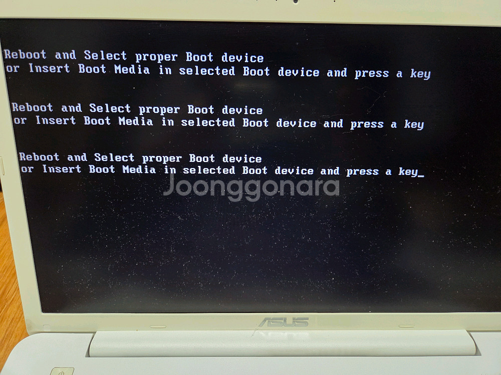 부품용 아수스(ASUS) X756U 노트북 3만원--3