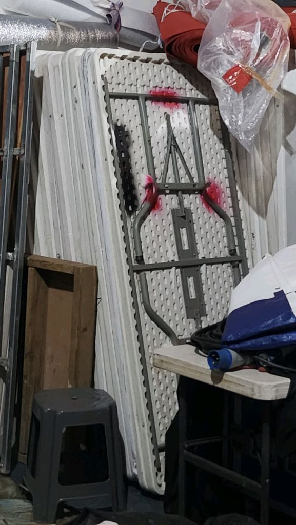 행사용 듀라테이블(6인용), 등받이 의자 판매합니다.--1