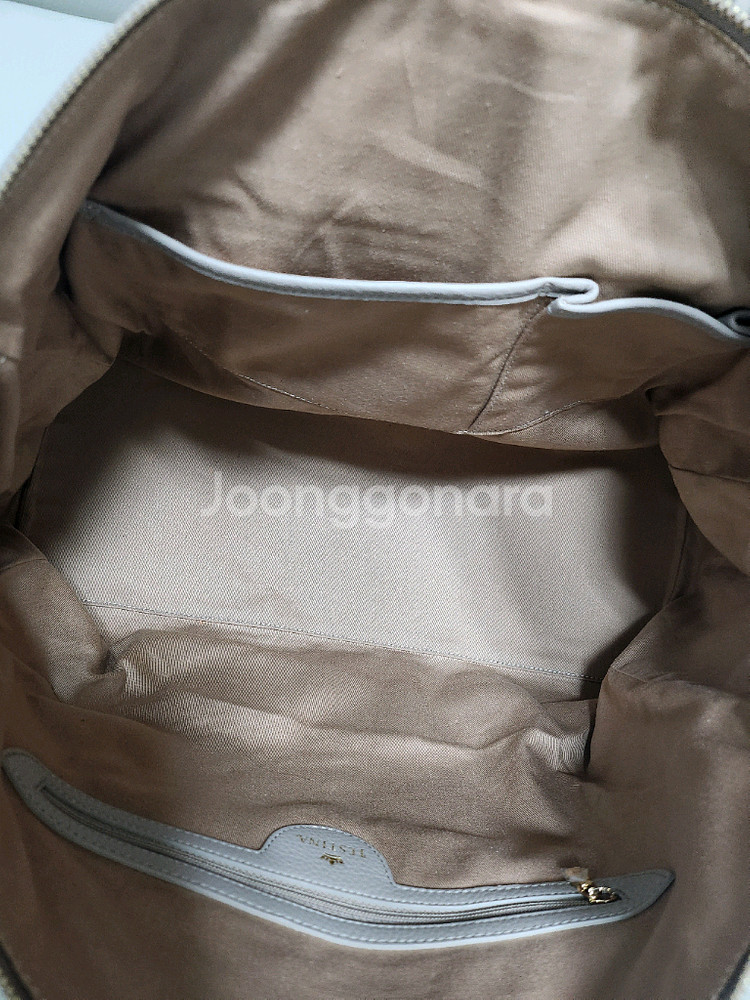 제이에스티나 스팽글 토트백 숄더백 소가죽가방--9