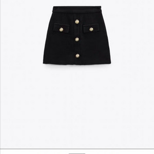 자라 버튼 스트럭처 스커트 팬츠