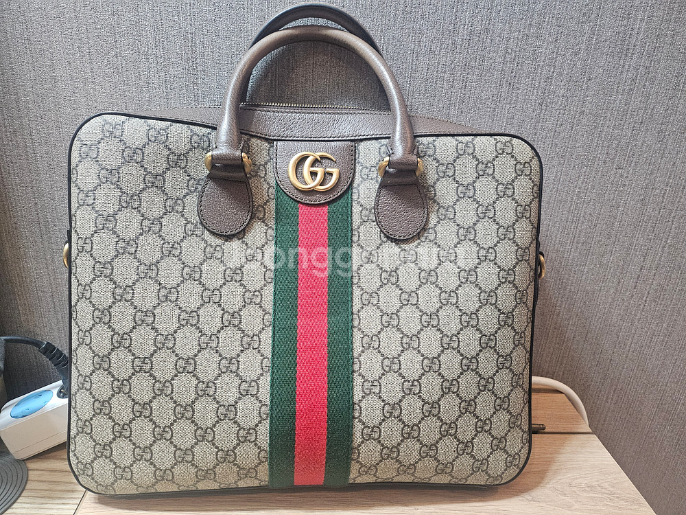 구찌 오피디아 GG 수프림 서류가방--0