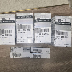 르노 QM6 SM6 GDE 스파크플러그4개 + 점화코일4개 미개봉 팝니다.