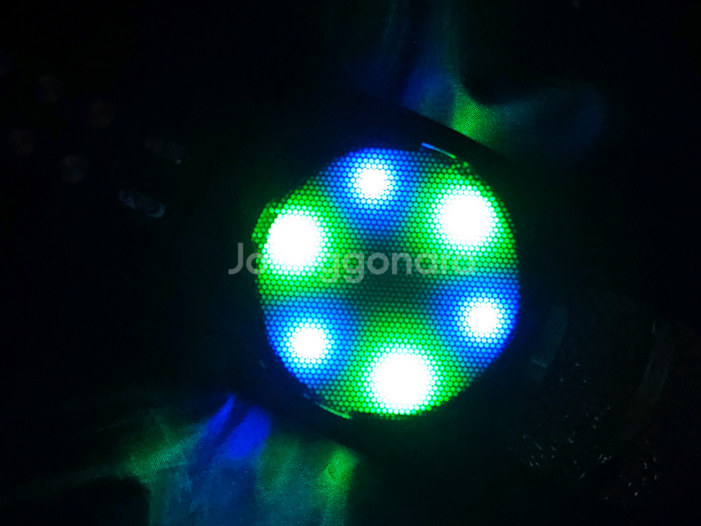 블루투스 LED 마이크 WSTER 골드 레드--4