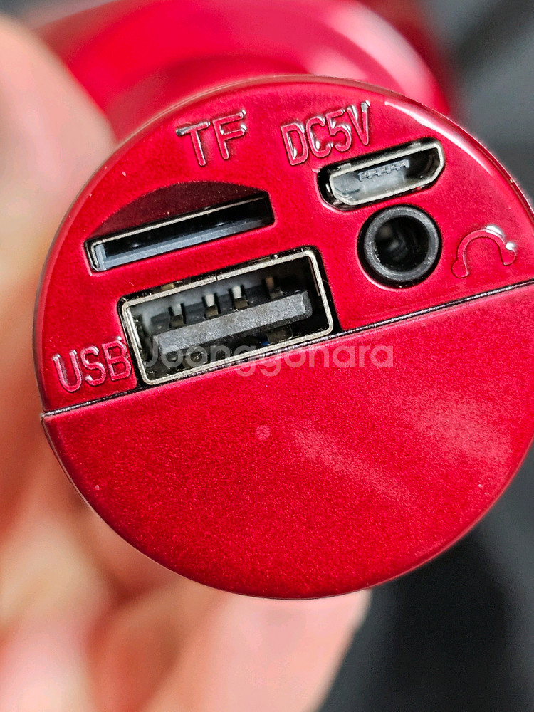 블루투스 LED 마이크 WSTER 골드 레드--7