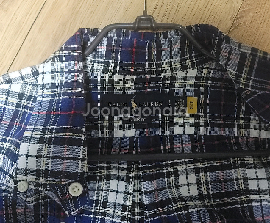 폴로 랄프로렌 체크 셔츠 L사이즈--1