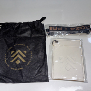 급처 발로란트 PREMIER 2023 목걸이 카드지갑 세트 & 파우치 (새상품)