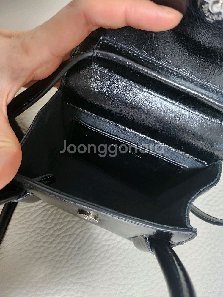 파인드카푸어 마티백 12 크링클 블랙 미니백--2