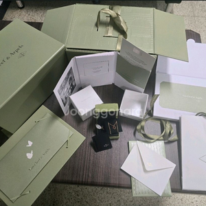 반클리프 스위트 알함브라 마더오브펄 커넬리언 목걸이 판매