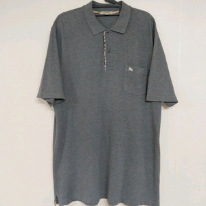 남성 버버리 반팔 카라 폴로티셔츠 (L)